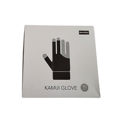 Billard Handschuh Kamui schwarz größe XS für rechte Hand